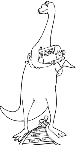 Dinosaur Train Coloring Page